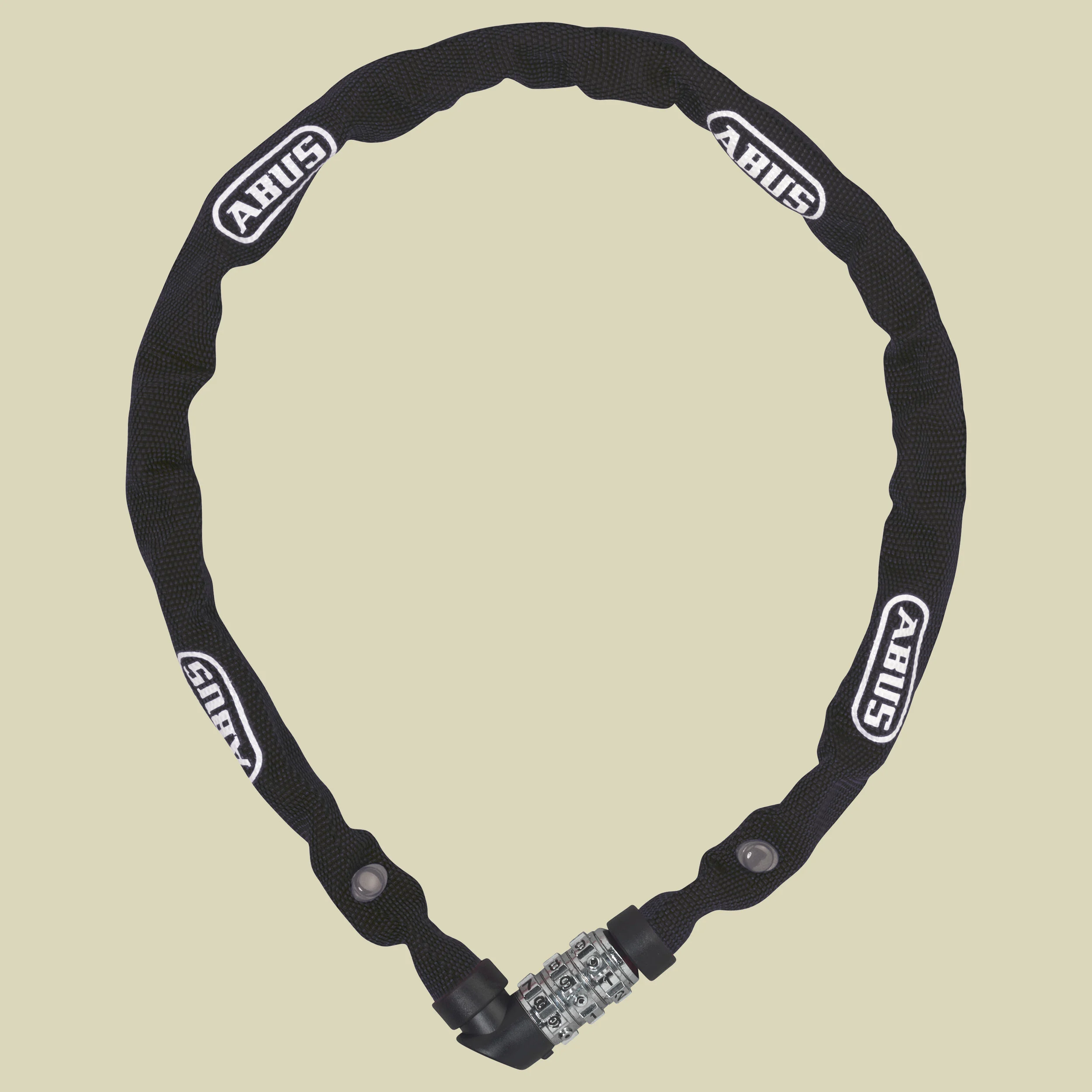 ABUSKettenschloss 1200/60 web Farbe schwarz Sicherheitslevel: 2