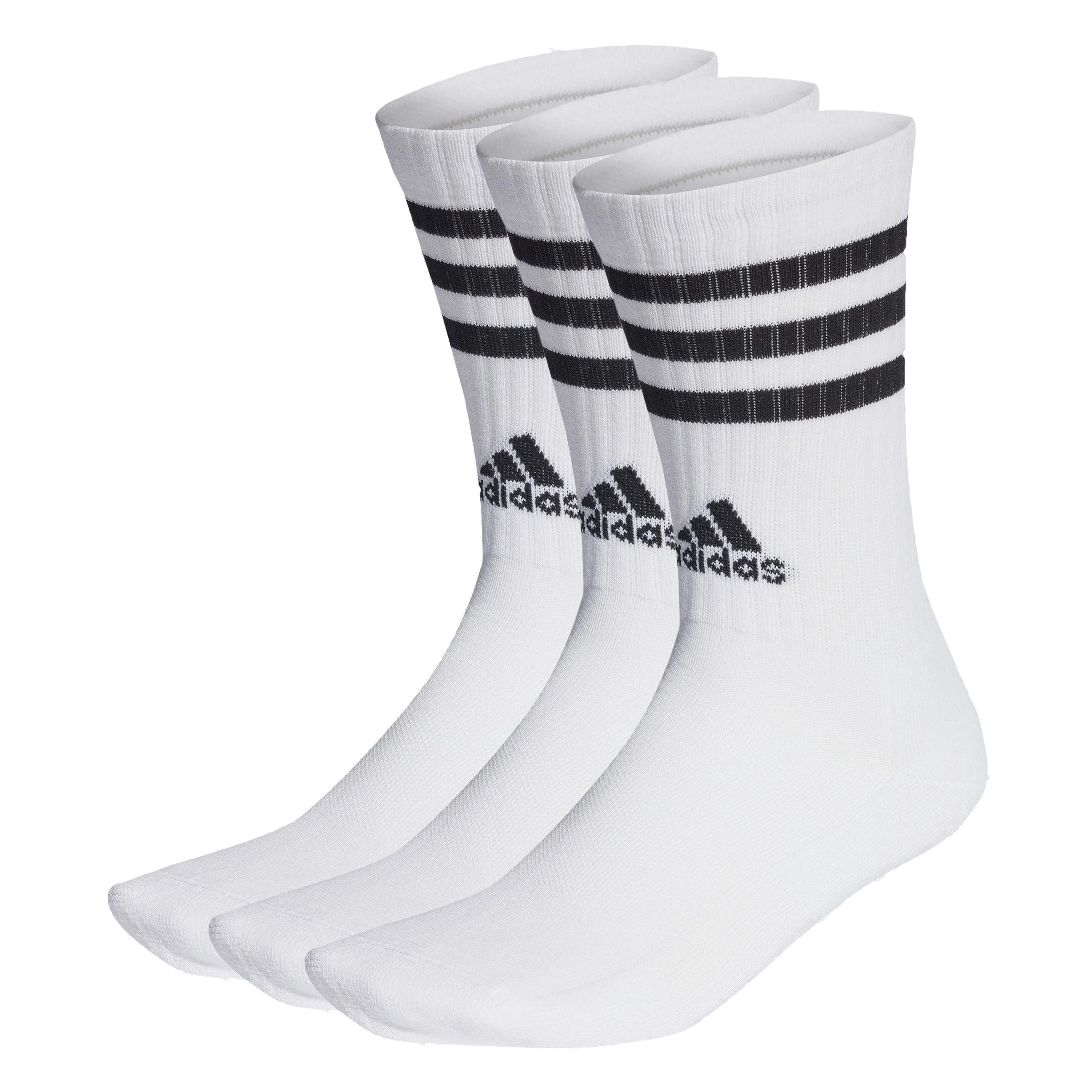 ADIDAS 3-Streifen Cushioned Crew Socken 3er-Pack