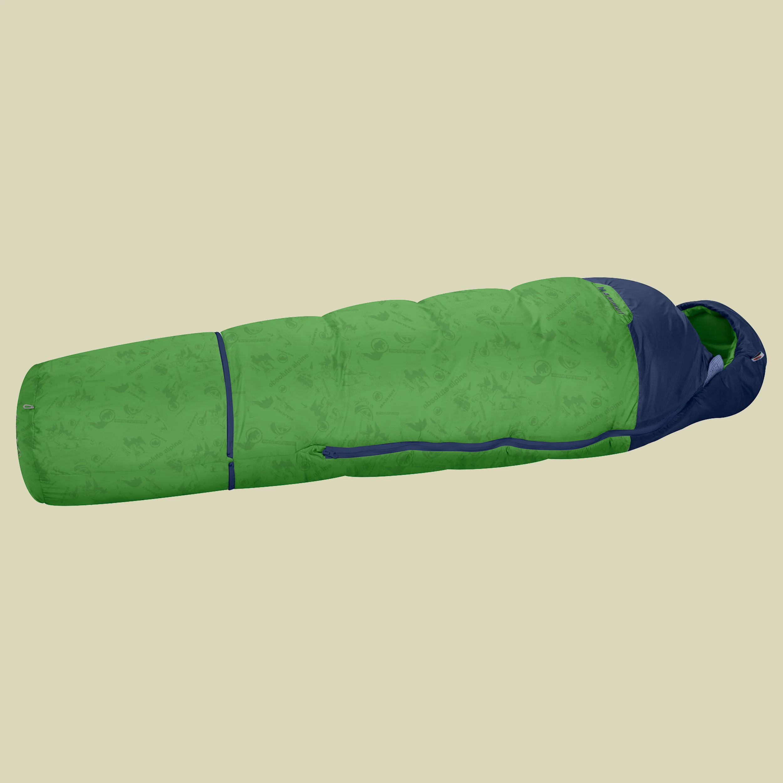 AjungilakLittle Mammut MTI bis Körpergröße 140 cm, RV links Farbe sherwood-space