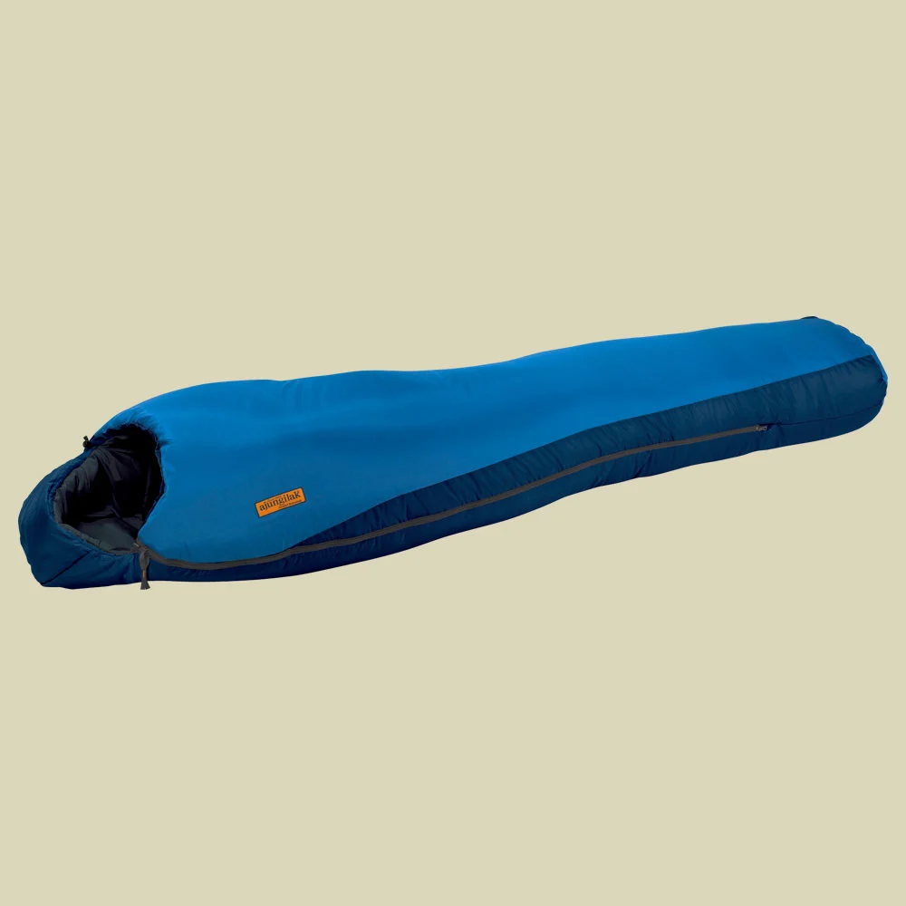 AjungilakNordic 3-Season bis Körpergröße 180cm Farbe endurance-berny blue, Reißverschluss links