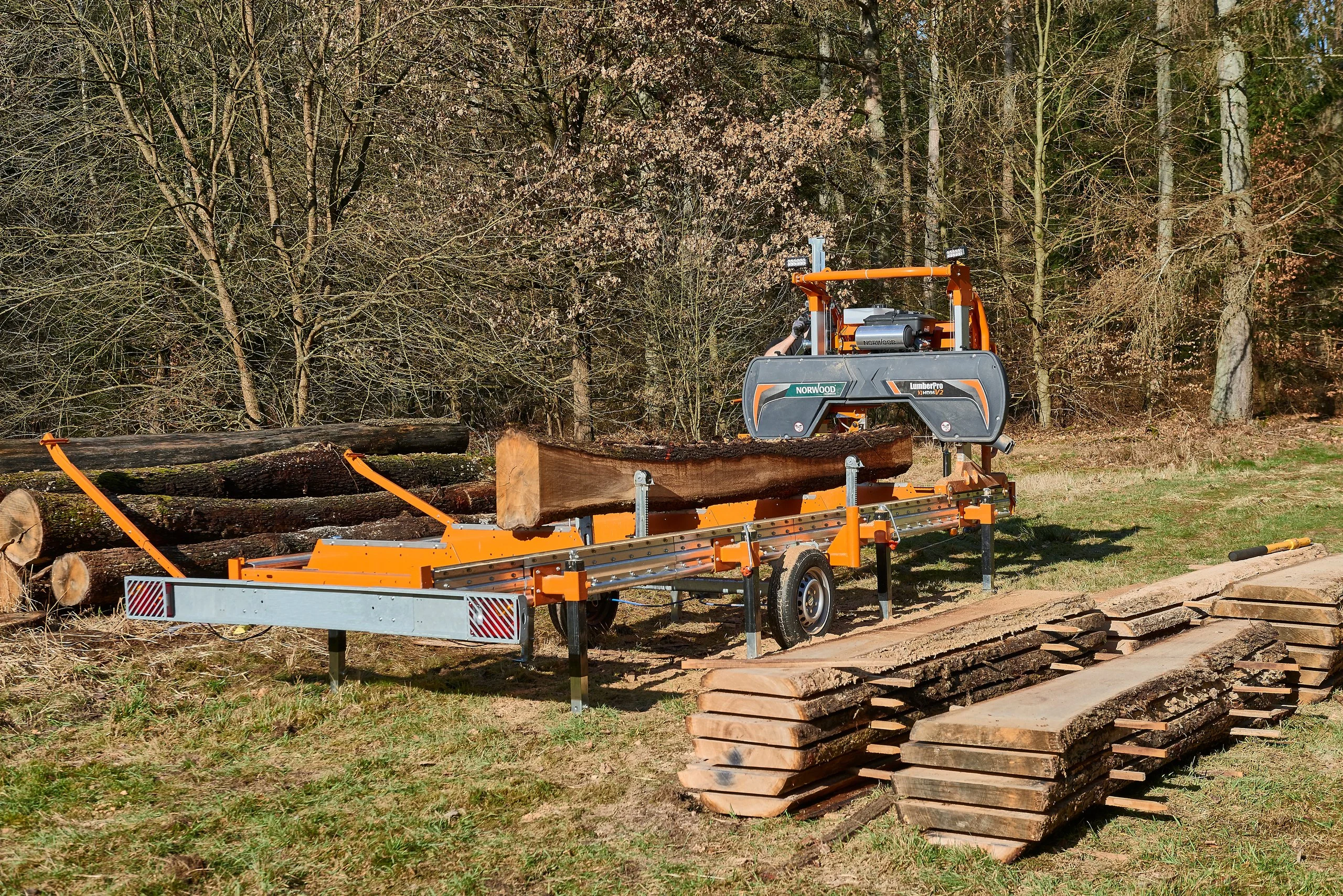 Anhängerfahrgestell für Norwood HD36V2 und HD38