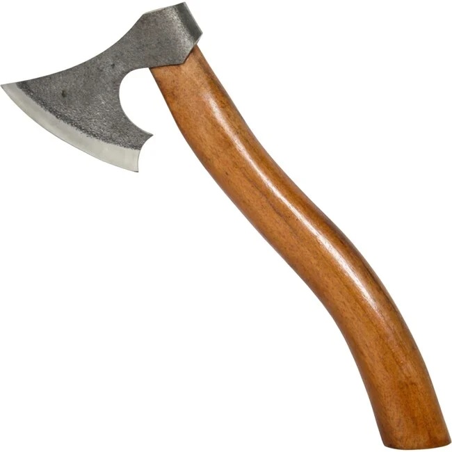 Axt mit geschmiedetem Kopf und Holzstiel