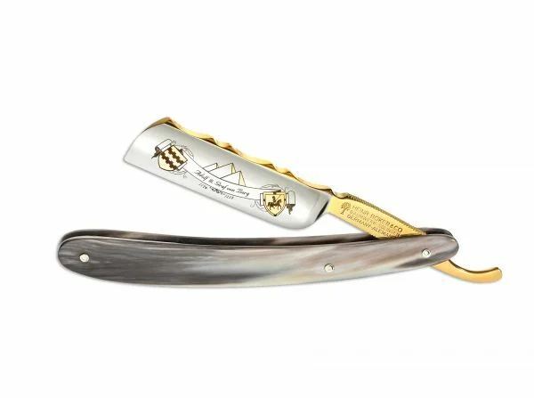 Böker Graf Adolf III. Rasiermesser, Gold
