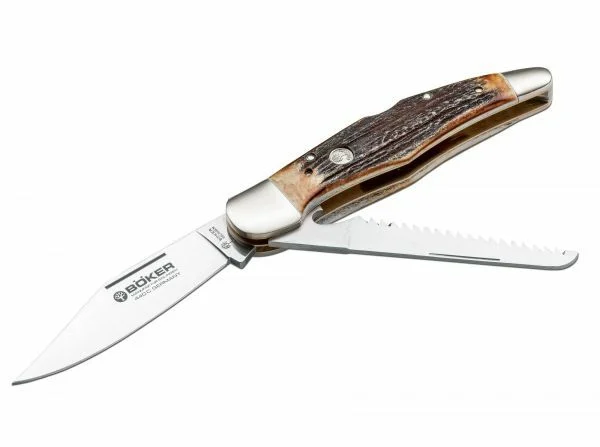 Böker Hunters Duo, Jagdmesser 10 cm, braun