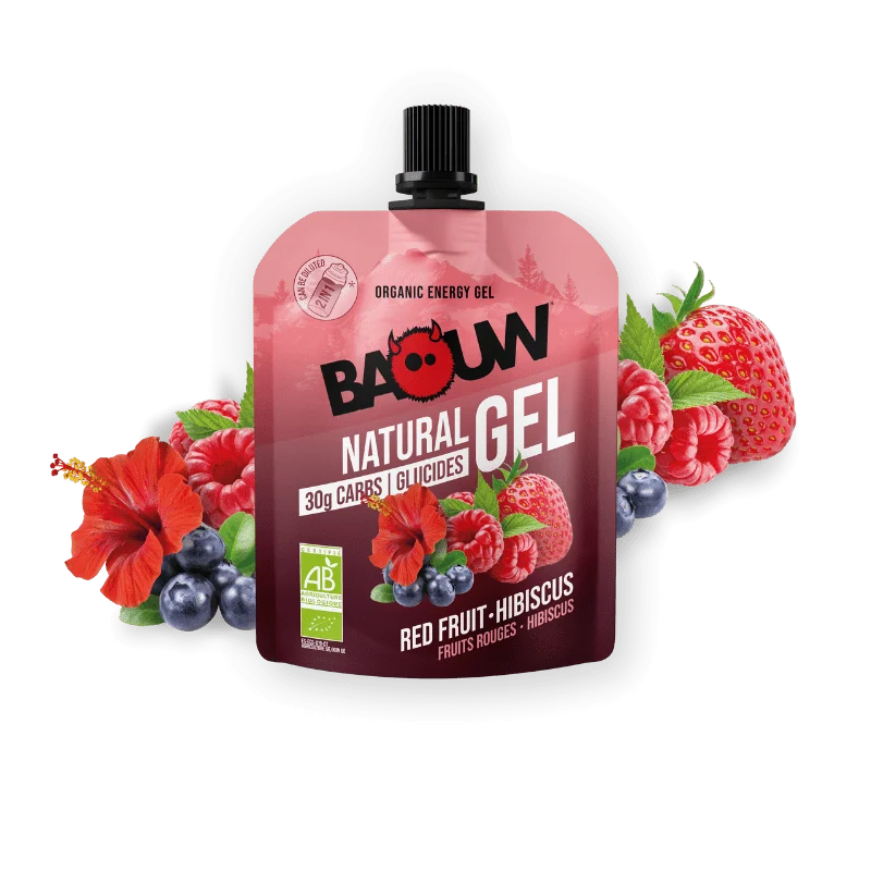 Baouw Fruits Rouges -Hibiscus - Energiegel | Hardloop