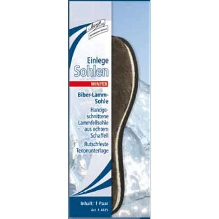 Barth Schuhbandl Biberlamm Einlegesohlen