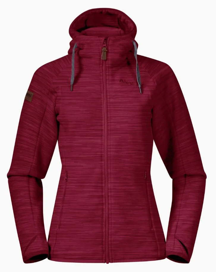 Bergans Hareid Fleece Jkt W Rusty Dust
