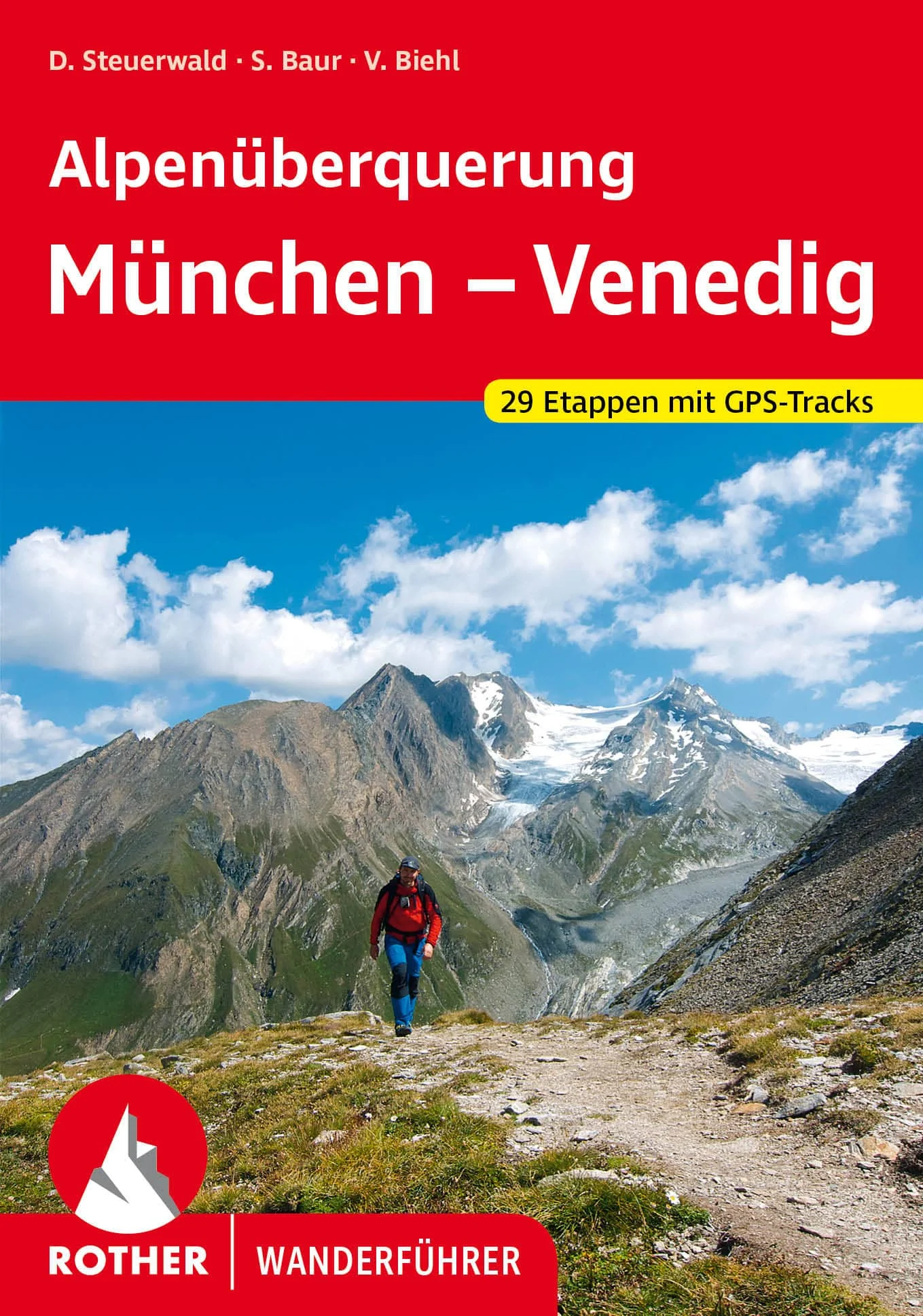 Bergverlag Rother Wanderführer München - Venedig