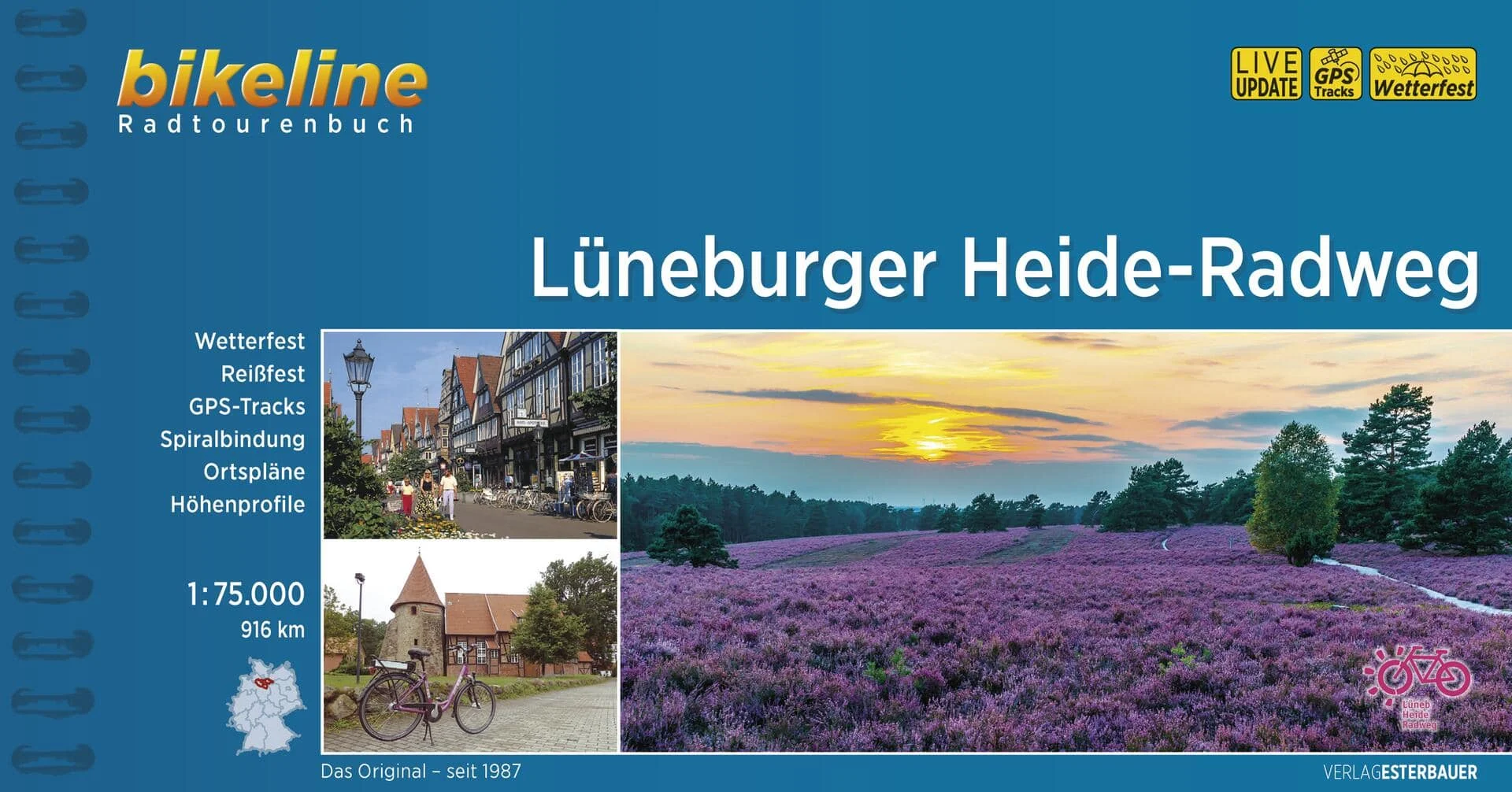 bikeline Lüneburger Heide-Radweg
