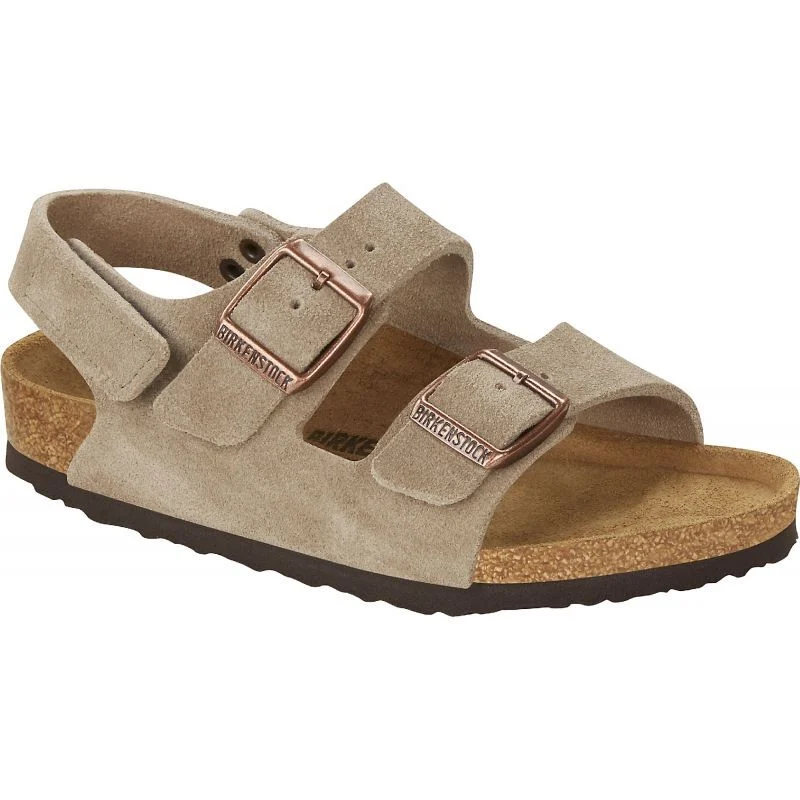 Birkenstock Milano HL Kids Suede Leather - Sandalen - Kind | Hardloop
