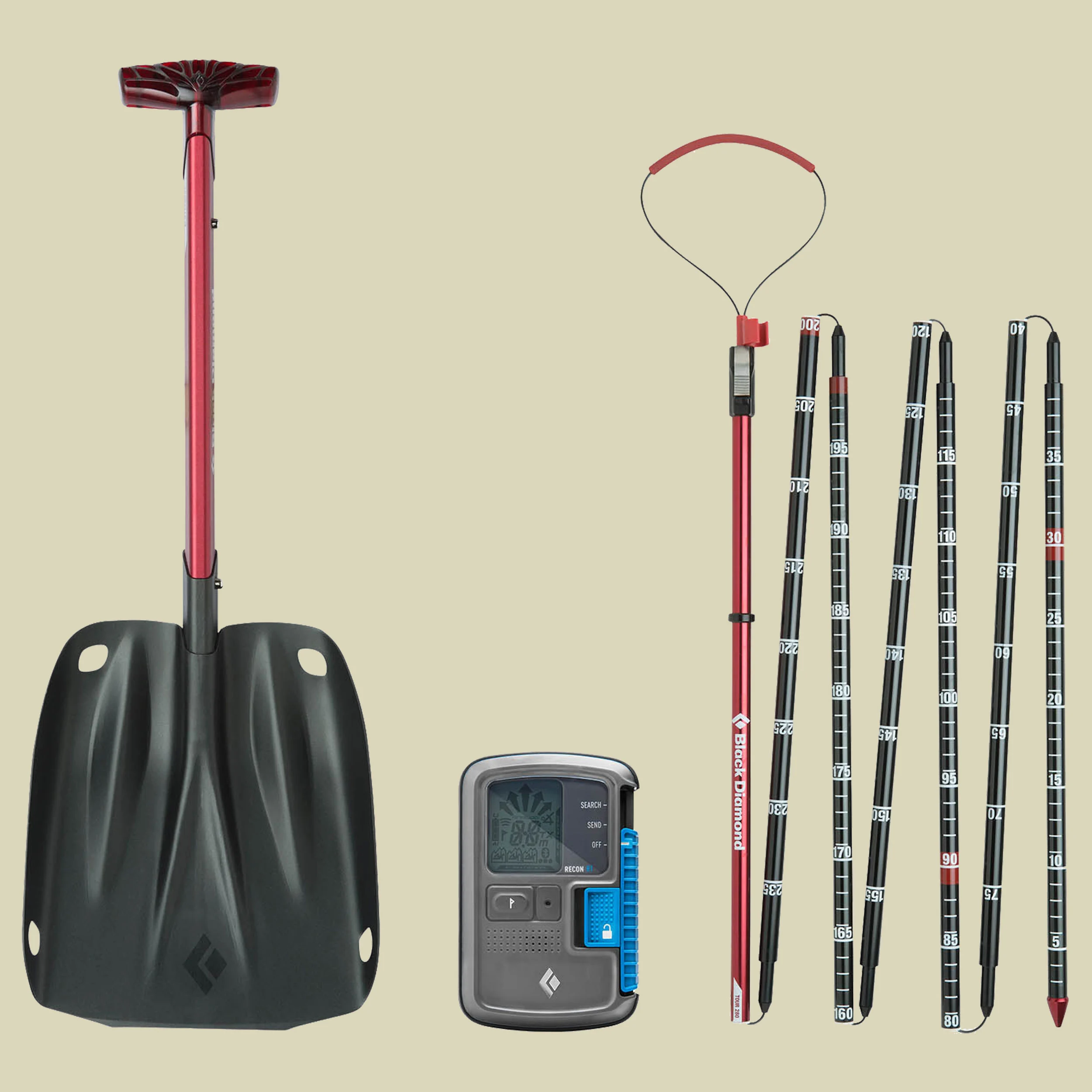 Black DiamondBD Set Recon BT Lawinenset