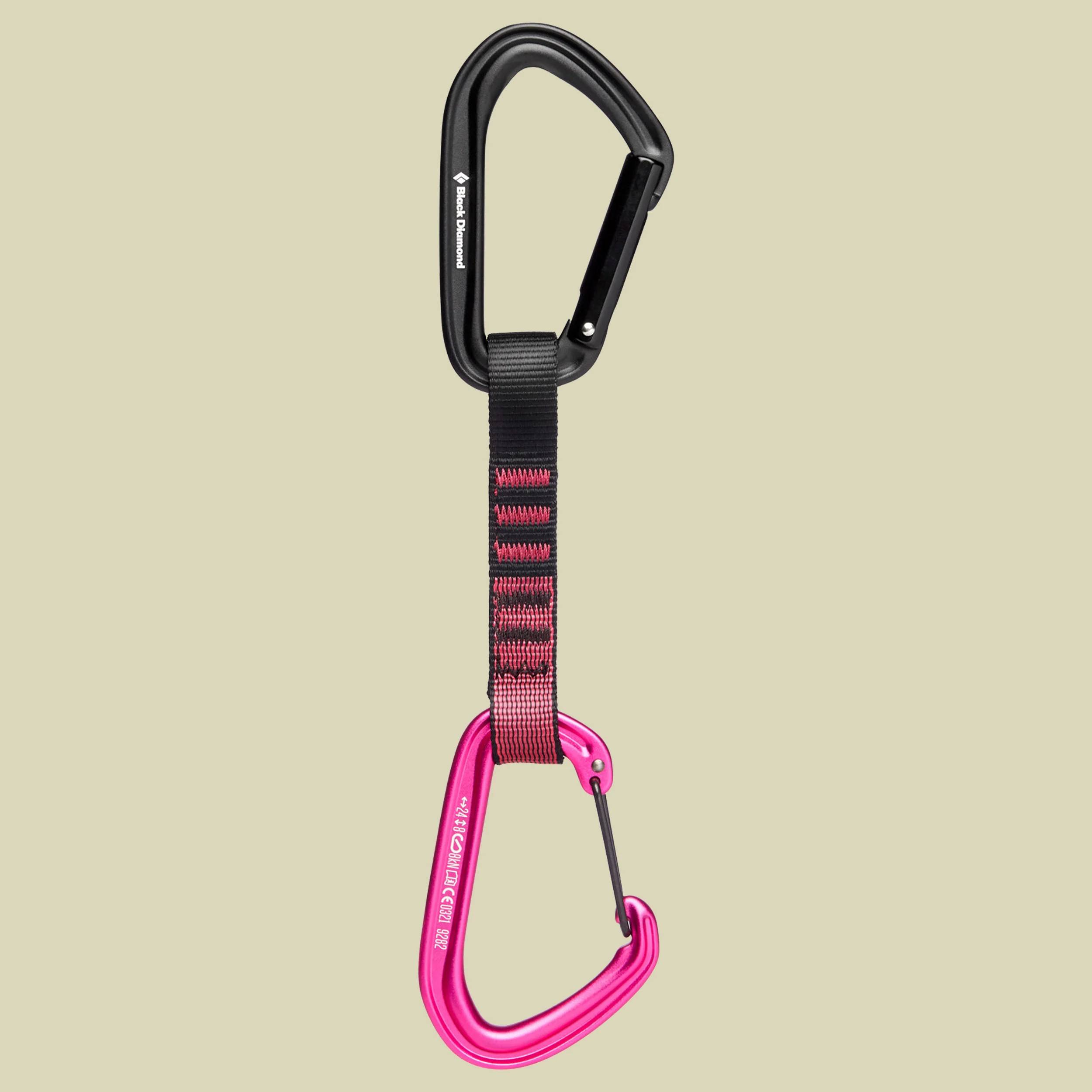 Black DiamondHotforge Hybrid Quickdraw Länge 12 cm Farbe ultra pink