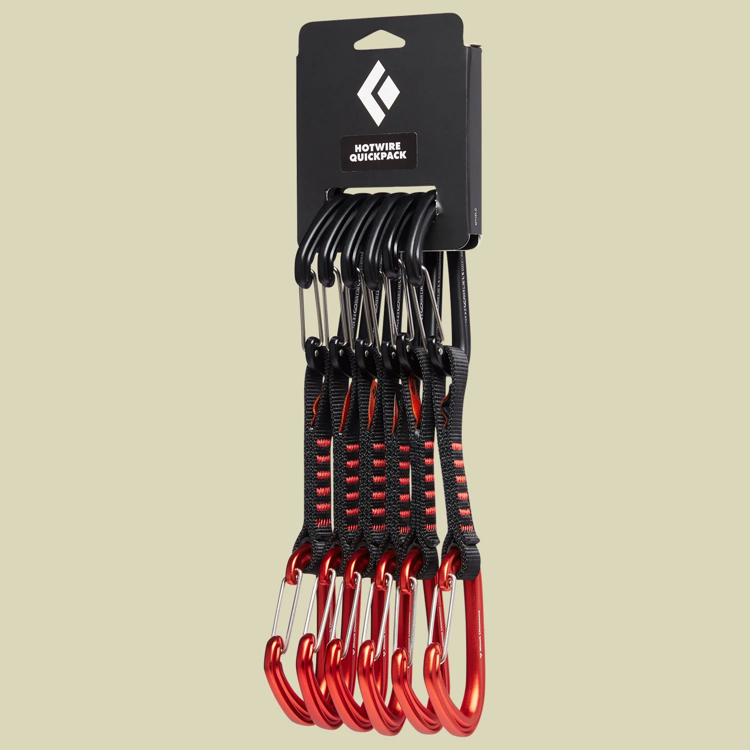 Black DiamondHotwire Quickpack 6-Pack 12 cm Farbe octane