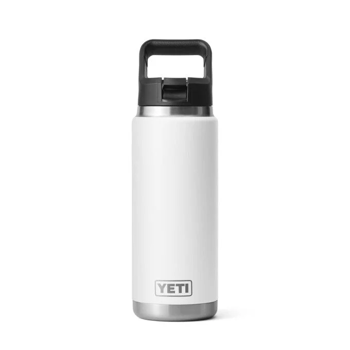 Bottiglia con cannuccia Yeti Rambler da 26 oz (769 ml) - Bianca