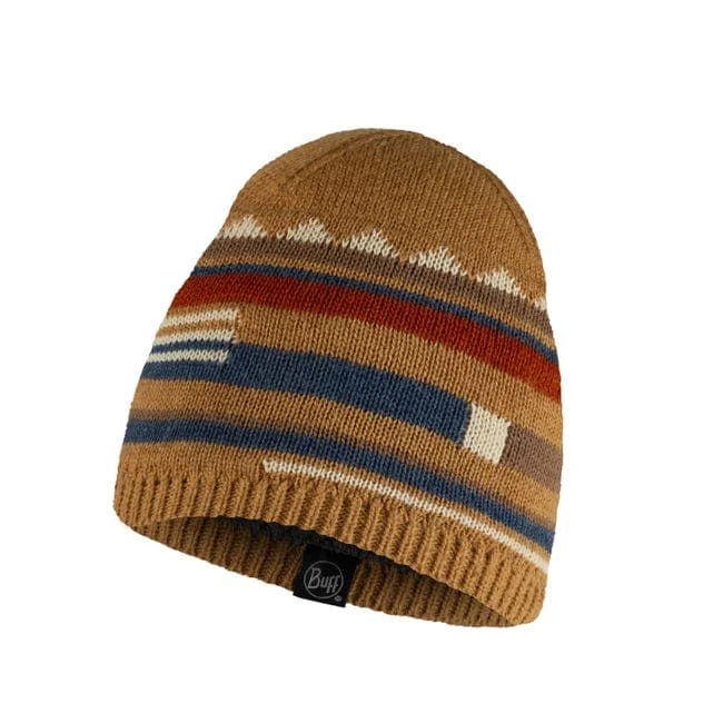 Buff Kids Knitted/Fleece Band Hat Nut