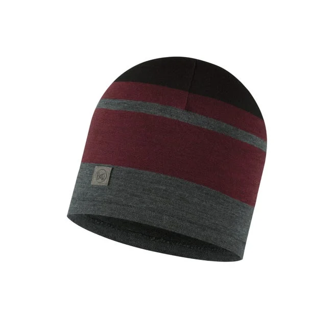 Buff Merino Move Beanie Black