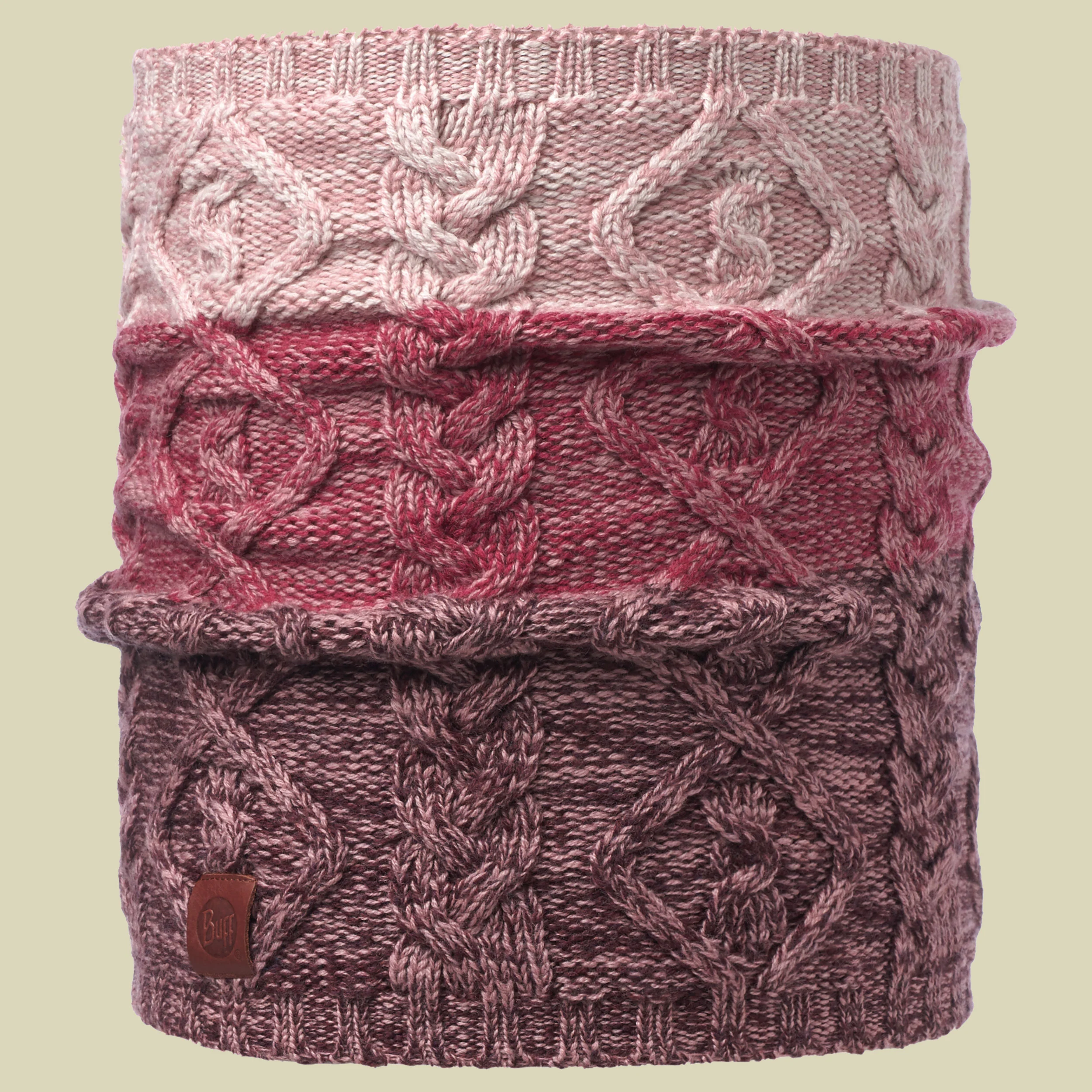 BuffKnitted Neckwarmer Comfort Nuba Größe one size Farbe heather rose