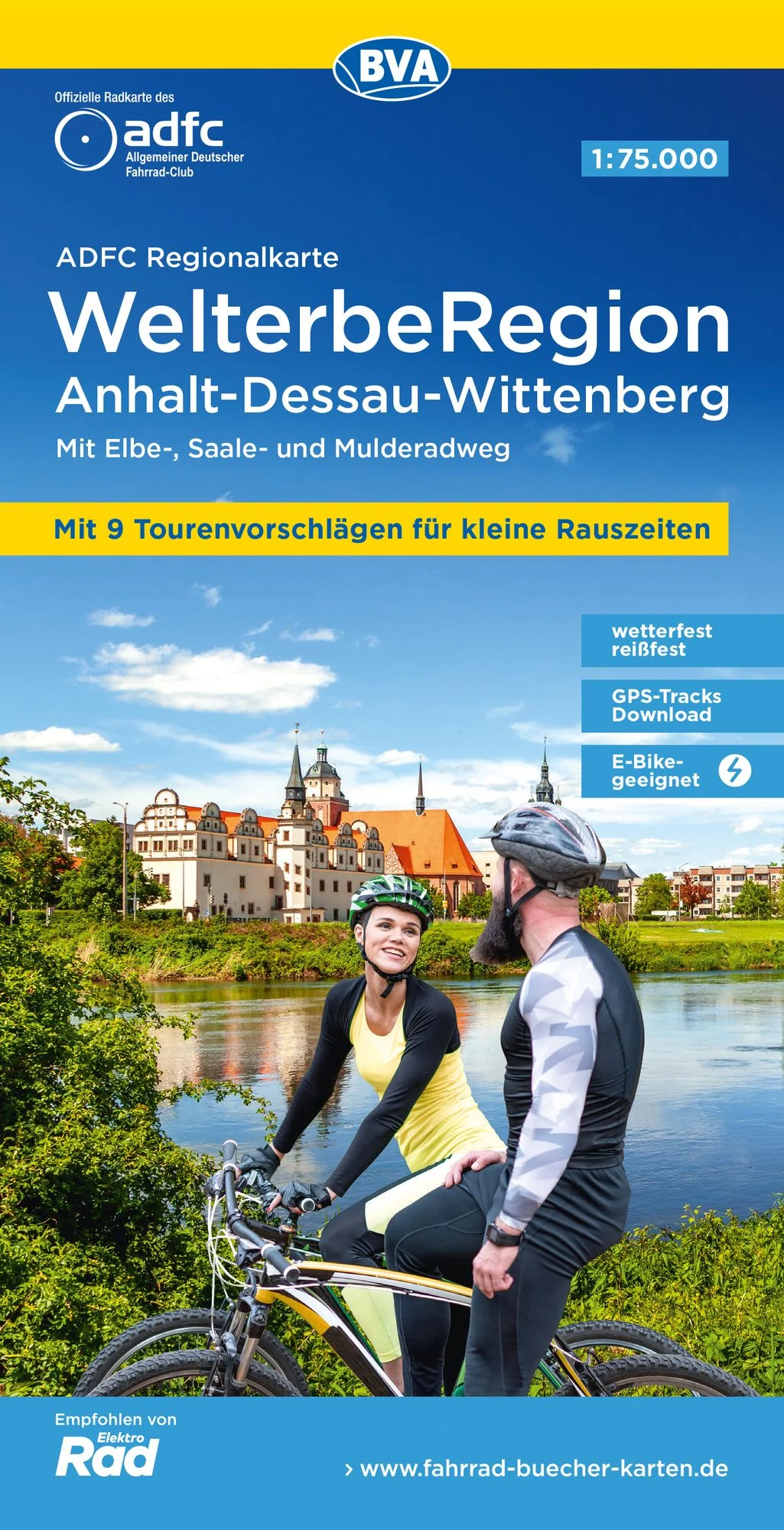 BVA BikeMedia Anhalt / Dessau / Wittenberg Fahrradkarte