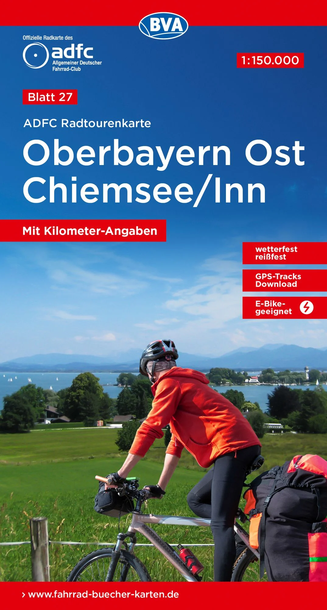 BVA BikeMedia Oberbayern / Chiemsee - Inn Fahrradkarte