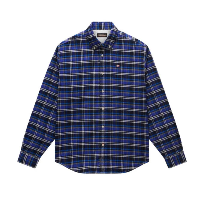 Camicia da uomo a maniche lunghe Napapijri G-Trekking 3 - Check CBR