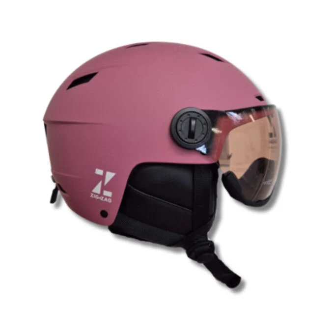 Casco da sci con visiera fotocromatica Zig Zag C300 Visor P - Lampone