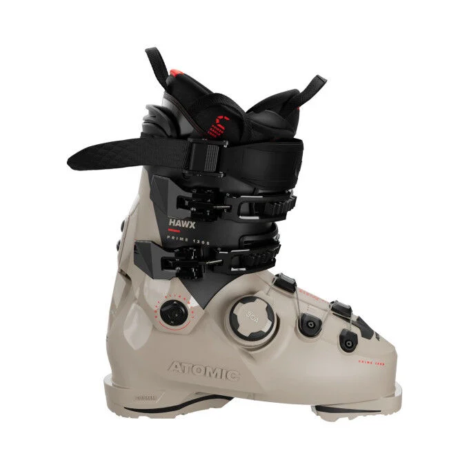 Chaussures de ski Atomic Hawx Prime 130 S BOA GW - Cement/Black/Red