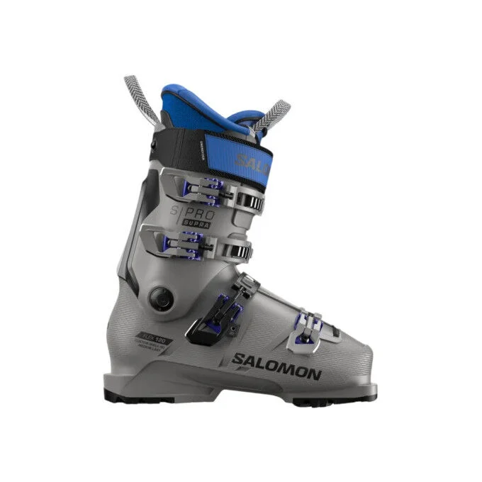 Chaussures de ski SALOMON S/Pro Supra Flex 120 Homme - Steel Grey / Black / Race Blue