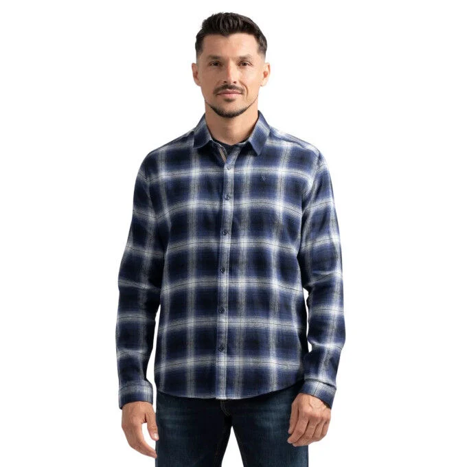 Chemise à manches longues Homme Sun Valley Alkhar - Marine foncé