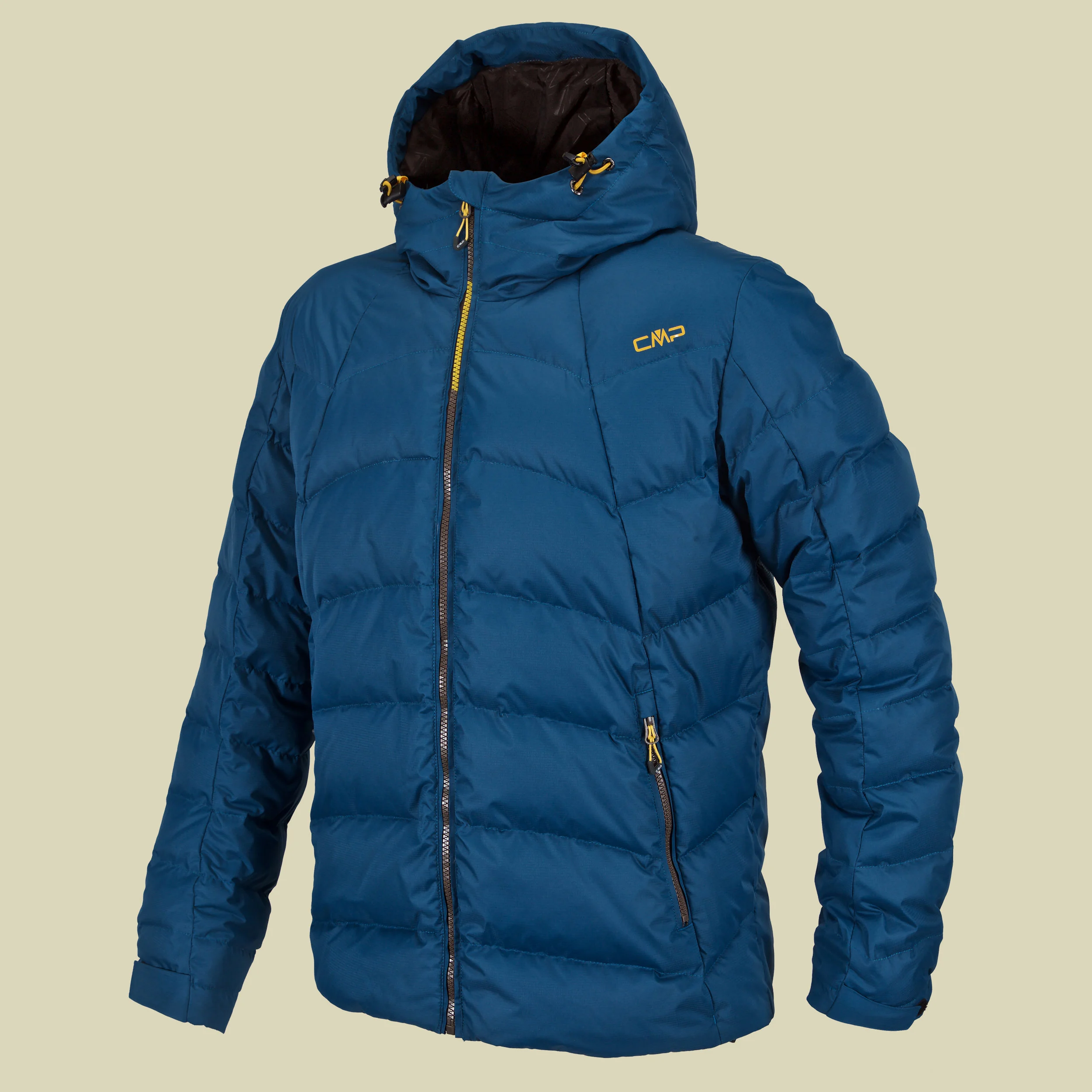 CMPMan Fix Hood Jacket CMP 3Z16157 Größe 48 Farbe L580 denim - chocolate-miele