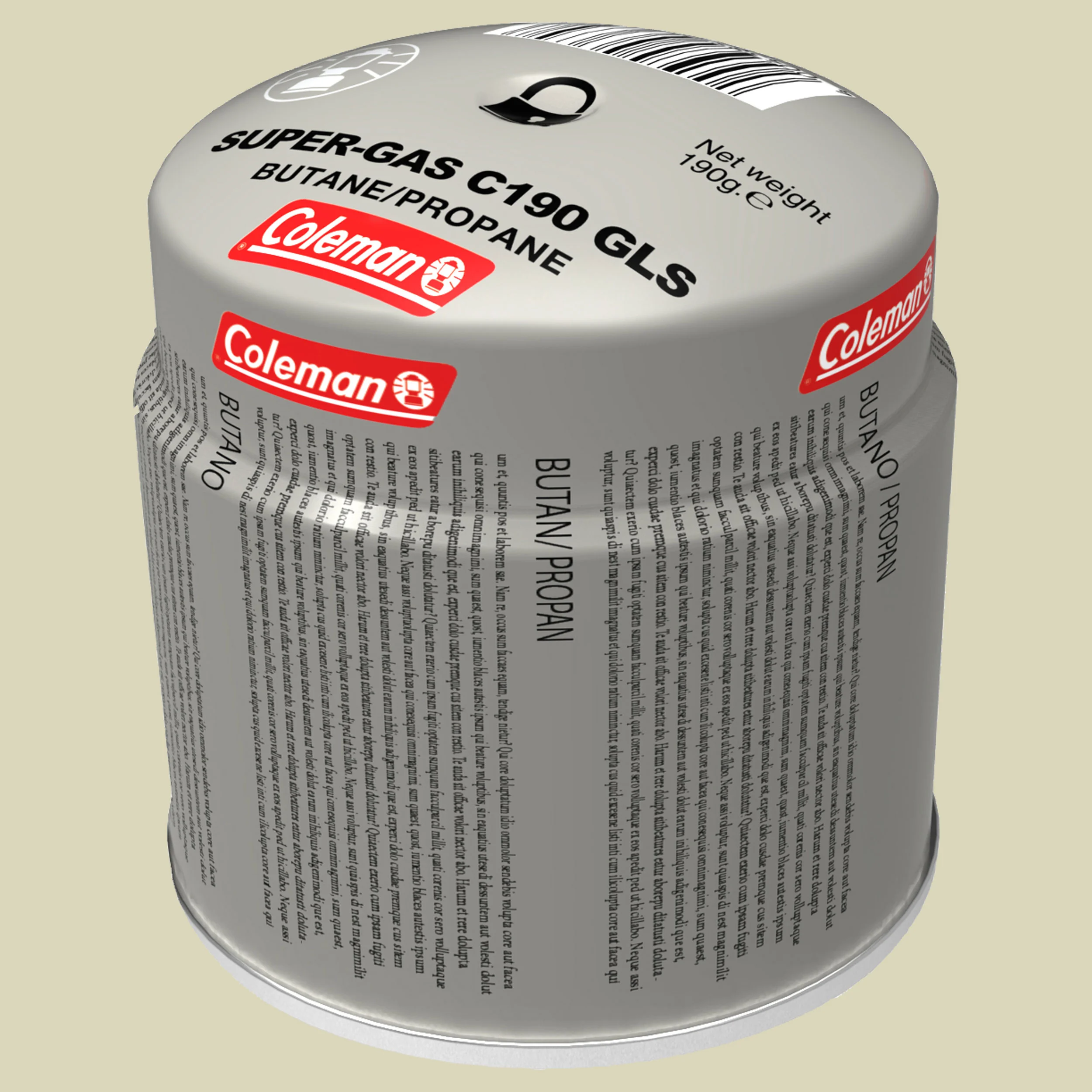 ColemanStechgaskartusche GLS 190 (190g) Volumen 314 ml