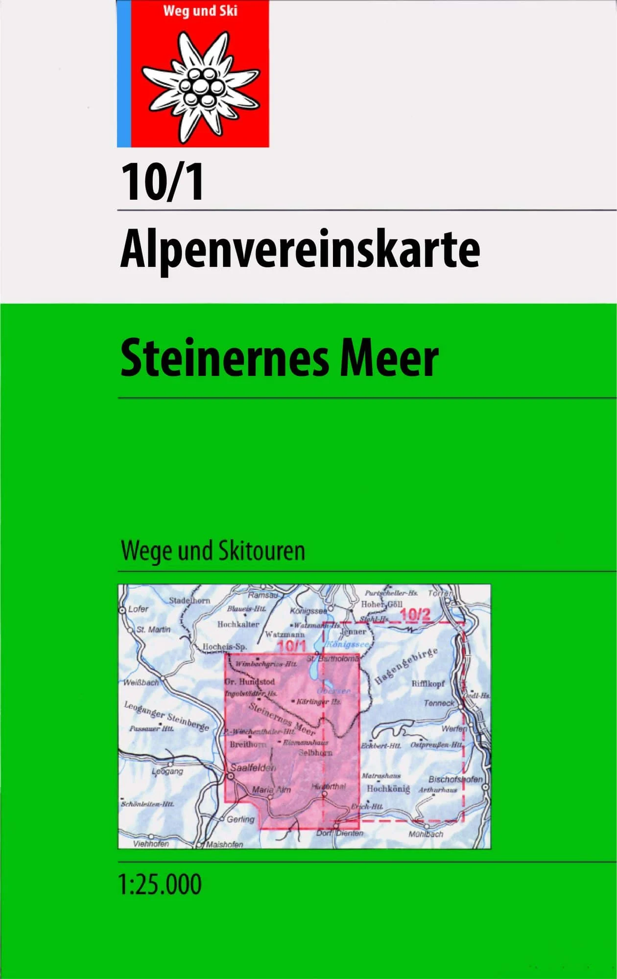 DAV AV-Karte 10/1 - Steinernes Meer