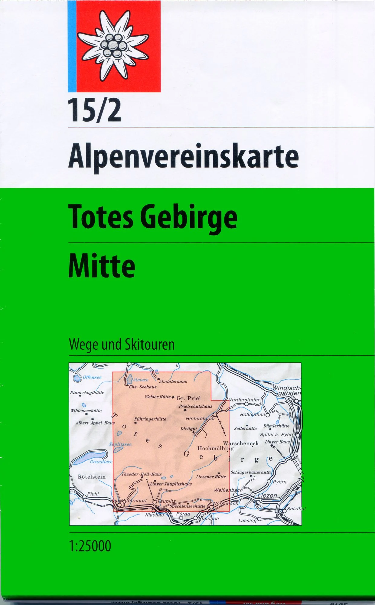 DAV AV-Karte 15/2 - Totes Gebirge Mitte