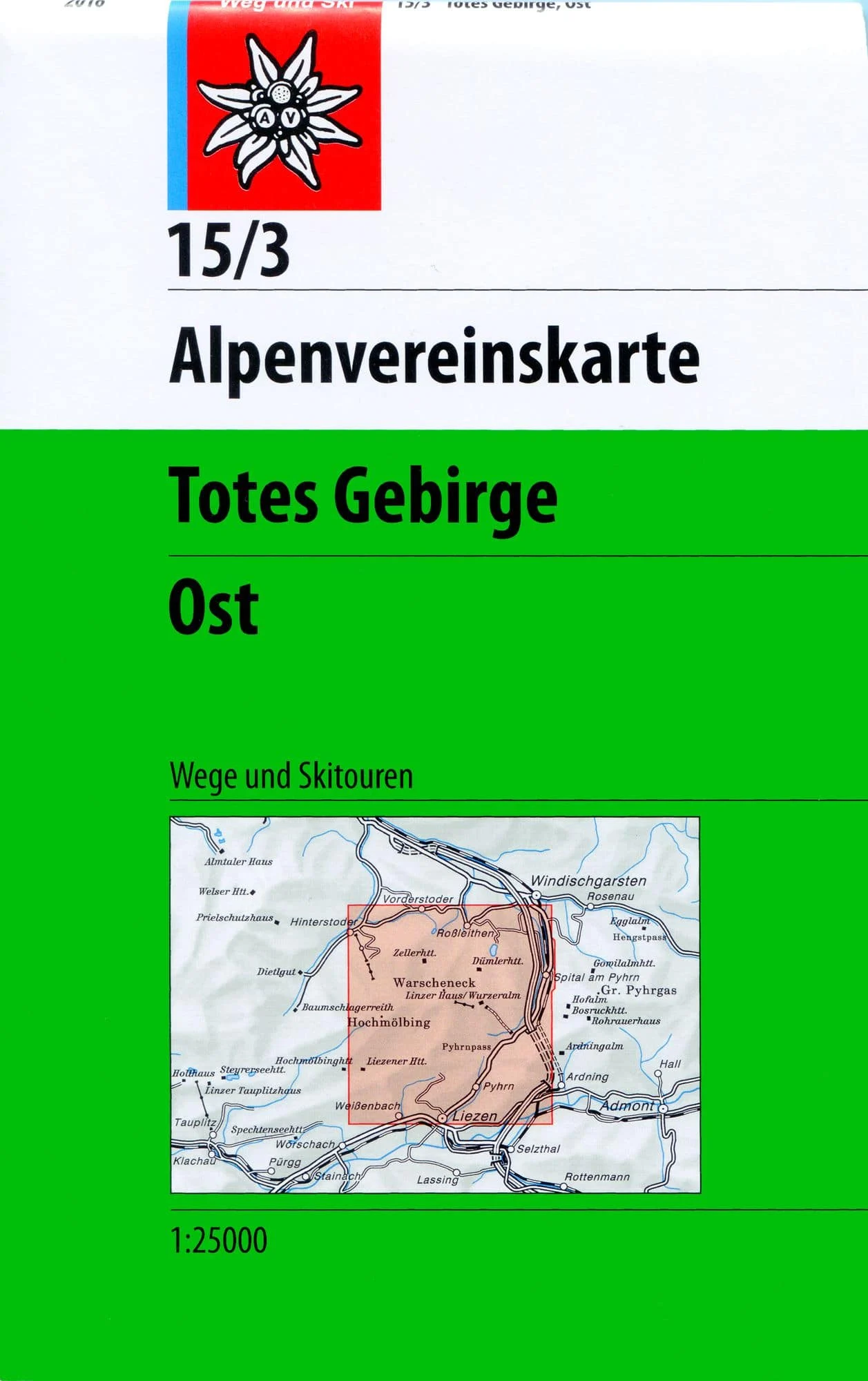 DAV AV-Karte 15/3 - Totes Gebirge Ost