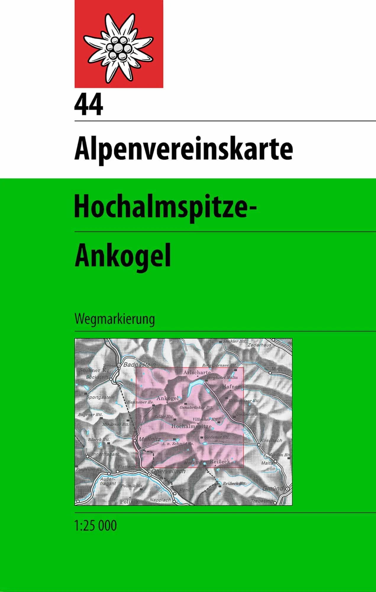 DAV AV Karte 44 - Ankogel-Hochalmspitze
