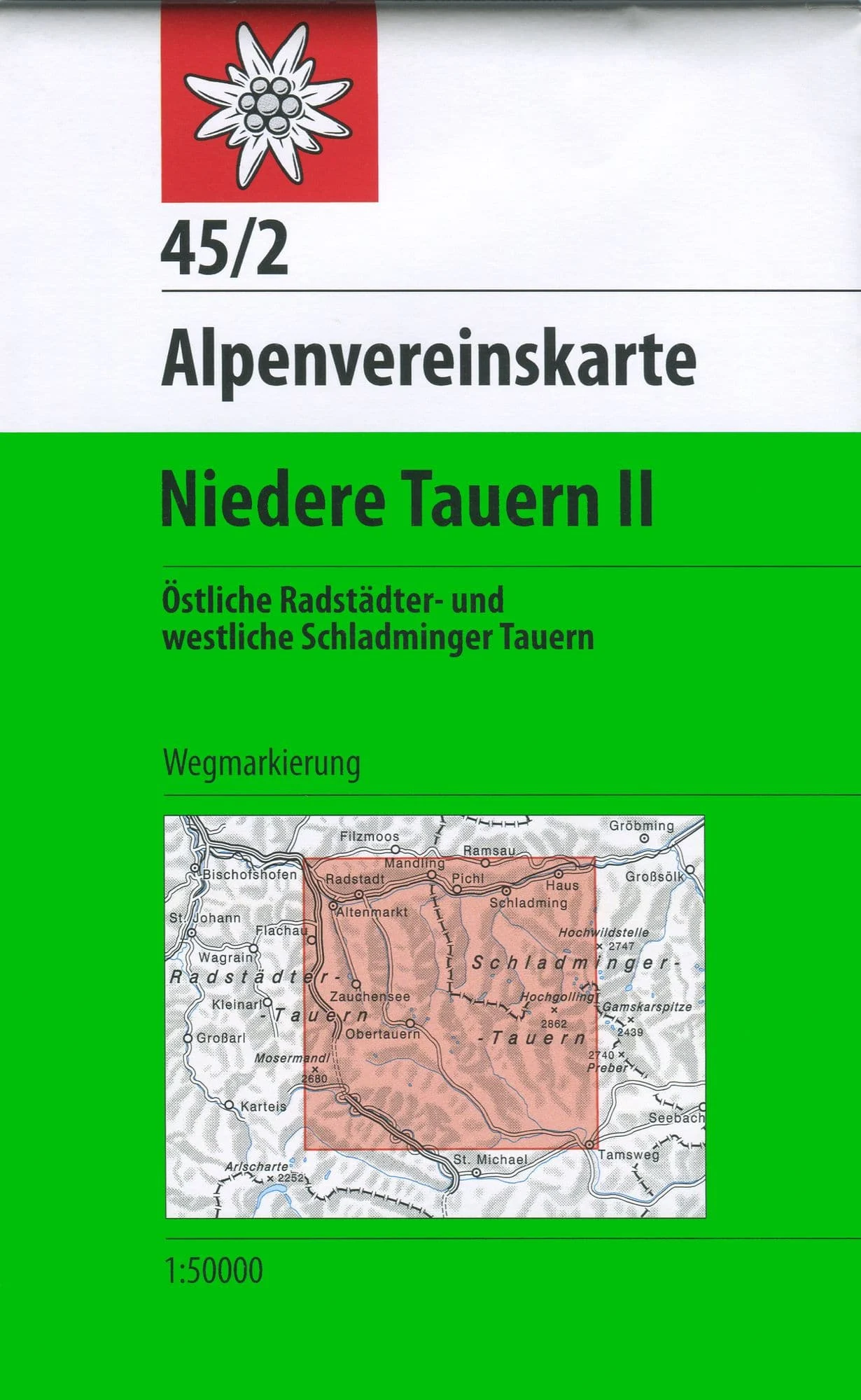 DAV AV Karte 45/2 - Niedere Tauern II
