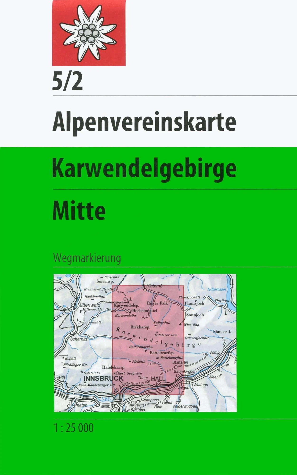 DAV AV-Karte 5/2 Karwendelgebirge, Mitte