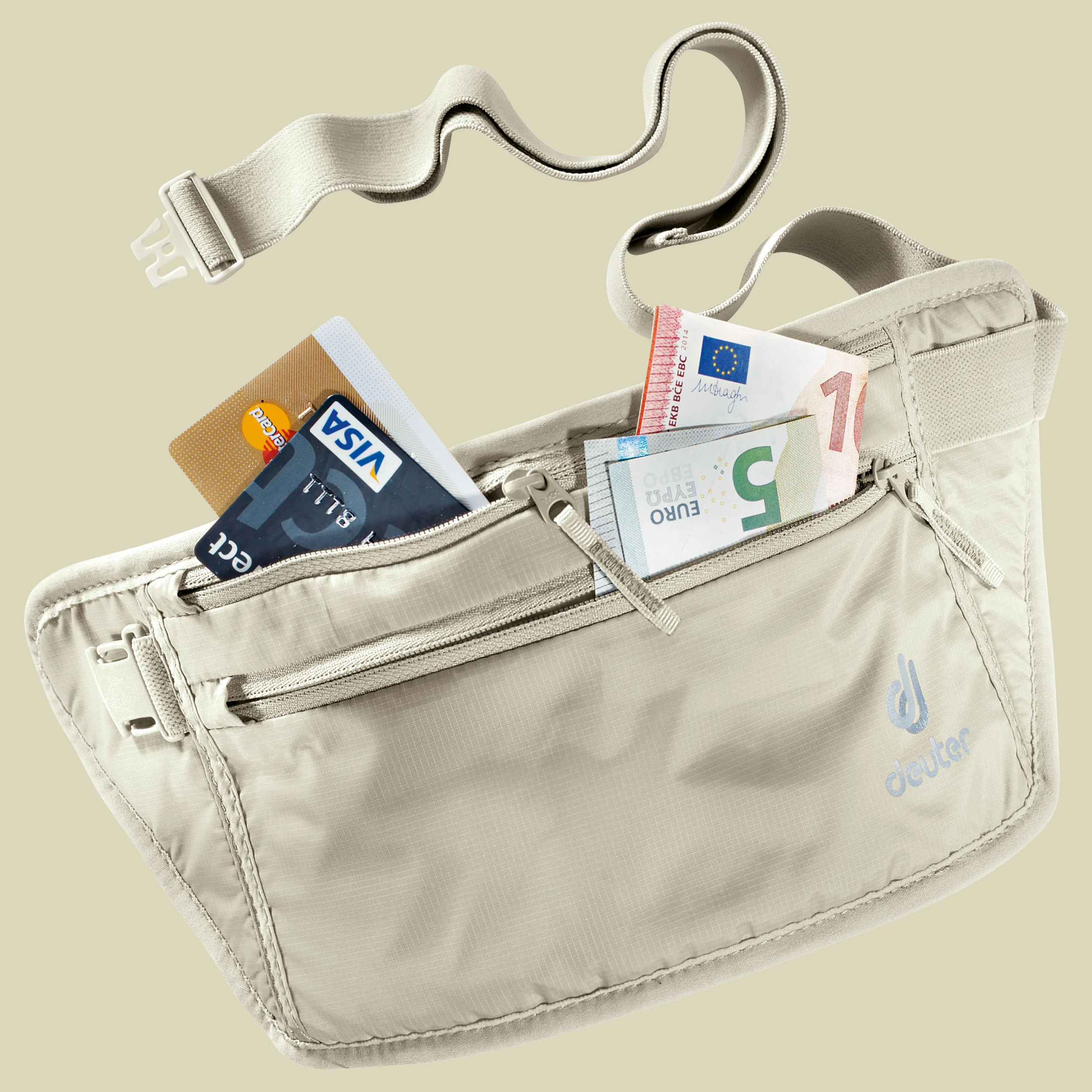 deuterSecurity Money Belt II Maße: 34x14 cm Farbe: sand