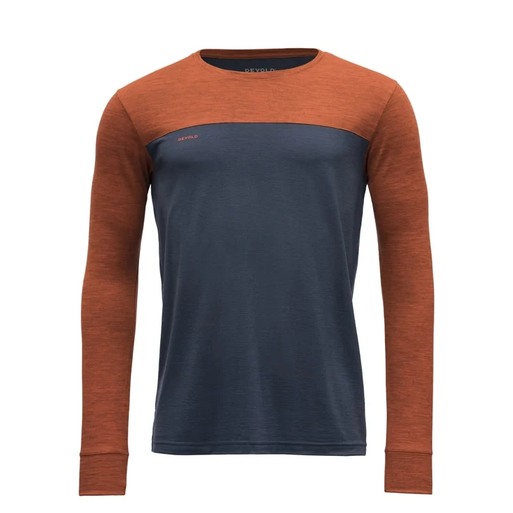 Devold Norang Merino 150 Shirt-Brick Mel/Night