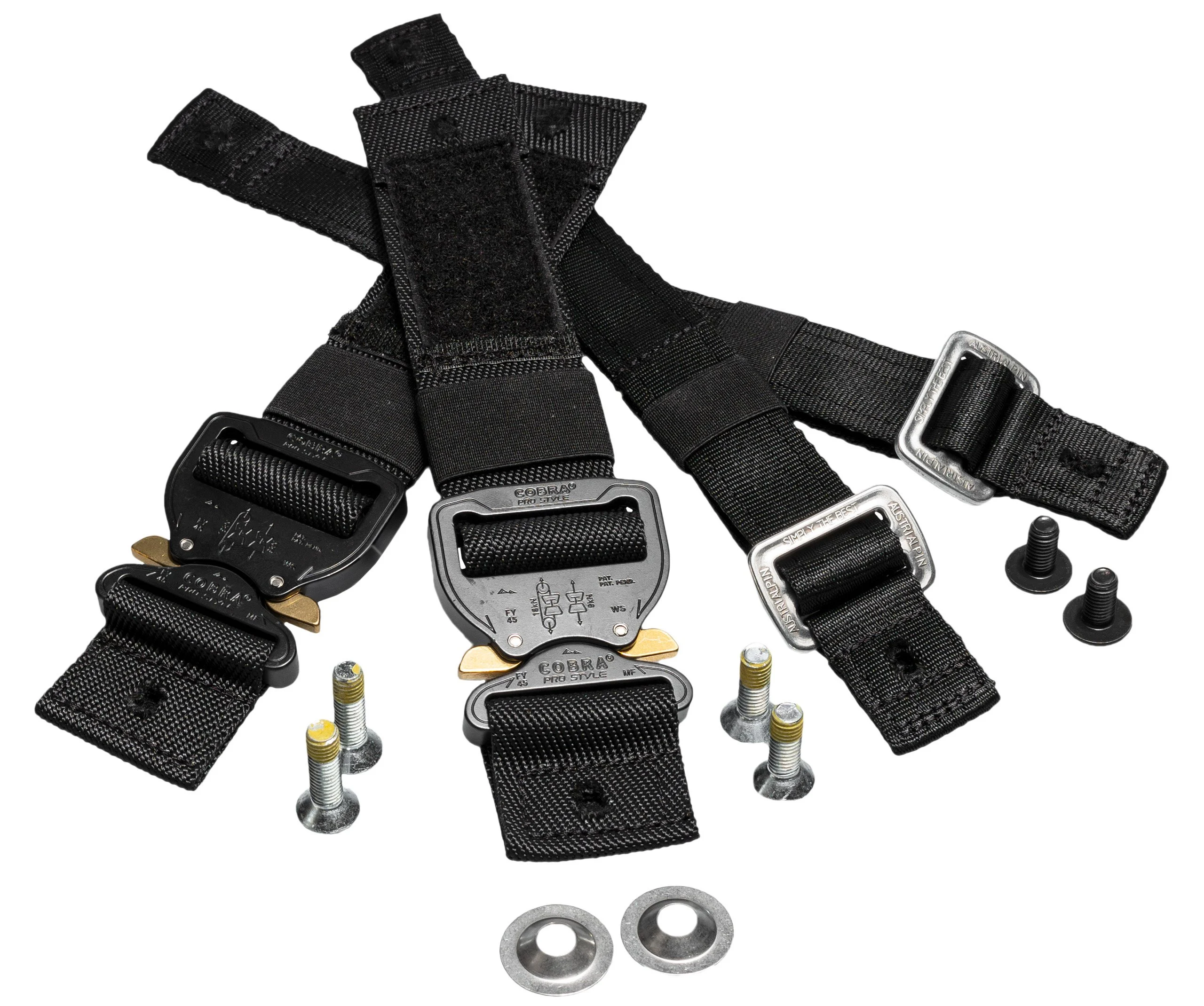 Distel Klick-Schnallen-Beriemung unten für Steigeisen (Paar)