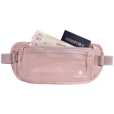 Eagle Creek Silk Undercover Money Belt - rose