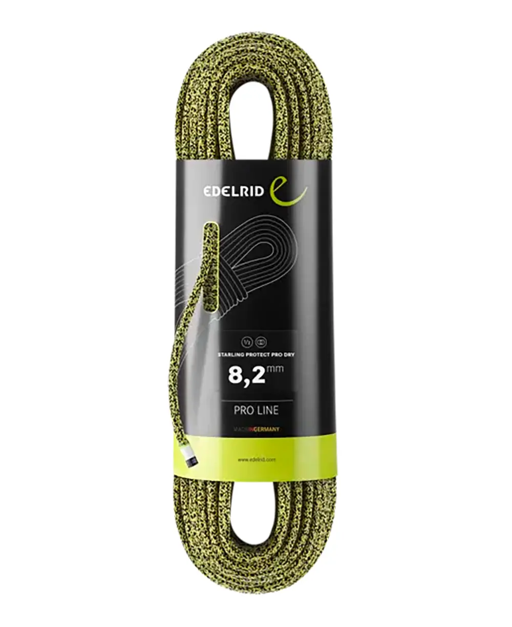 Edelrid Starling Protect Pro Dry 8,2mm Yellow-Night 60m