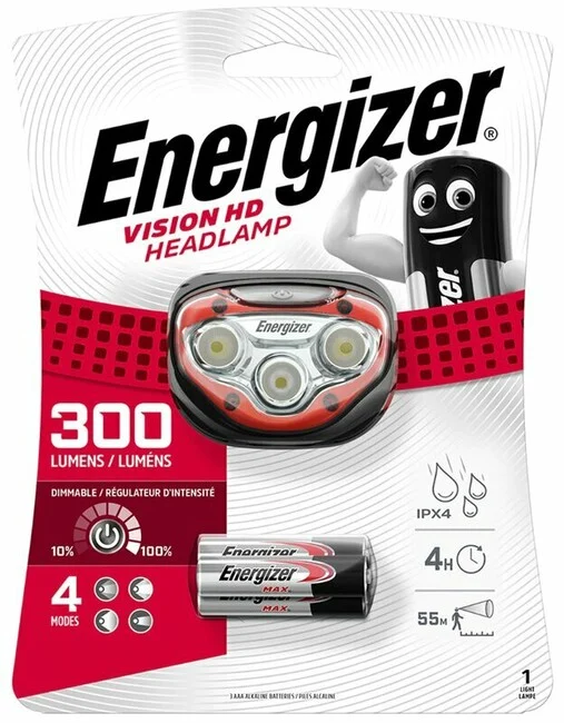 Energizer Stirnlampe Vision HD 3 x AAA
