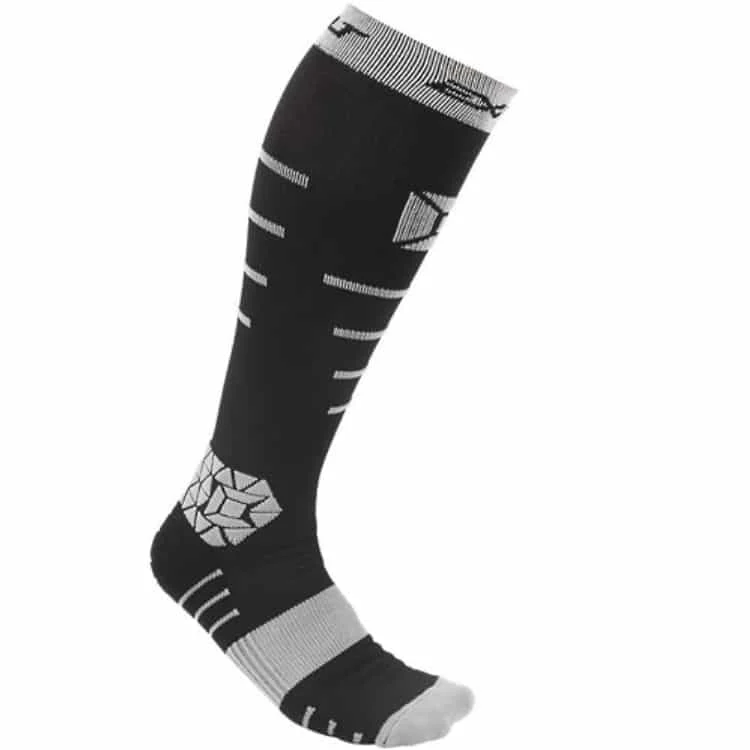Exalt Paintball Kompressions Socken, lang (schwarz / grau)