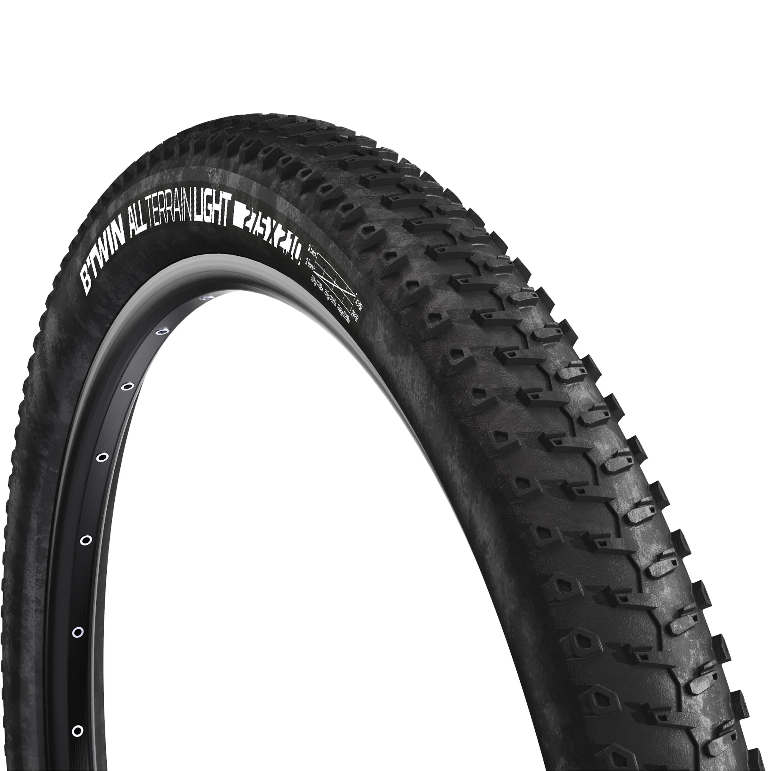 Fahrradreifen MTB All Terrain 9 Speed 27,5 × 2.10 Tubeless Ready