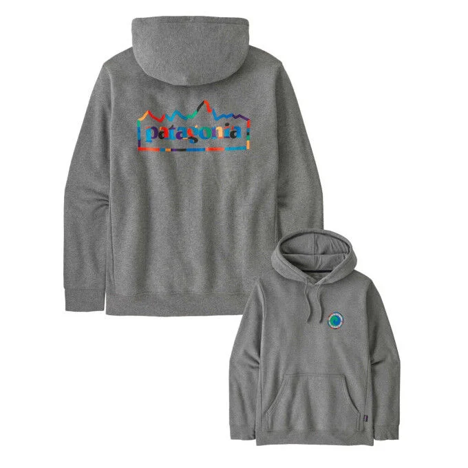 Felpa con cappuccio da uomo Patagonia Unity Fitz Uprisal - Gravel Heather