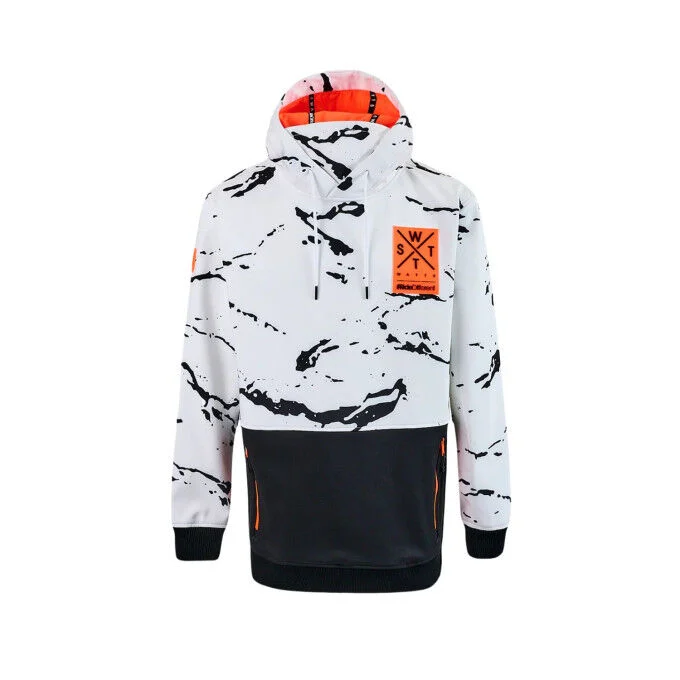 Felpa con cappuccio Softshell da uomo Watts X-Motion - Minimal Camo White