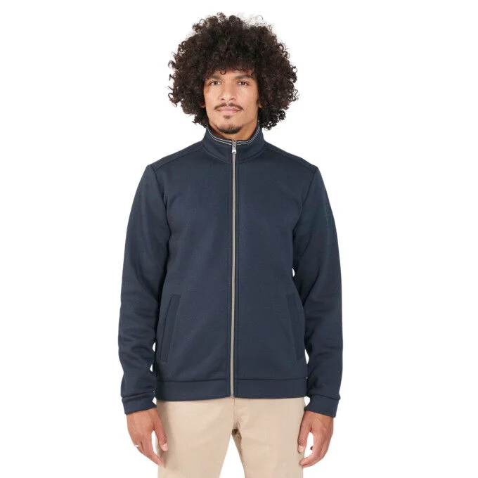 Felpa con zip da uomo Sun Valley Loubec - Blu navy scuro