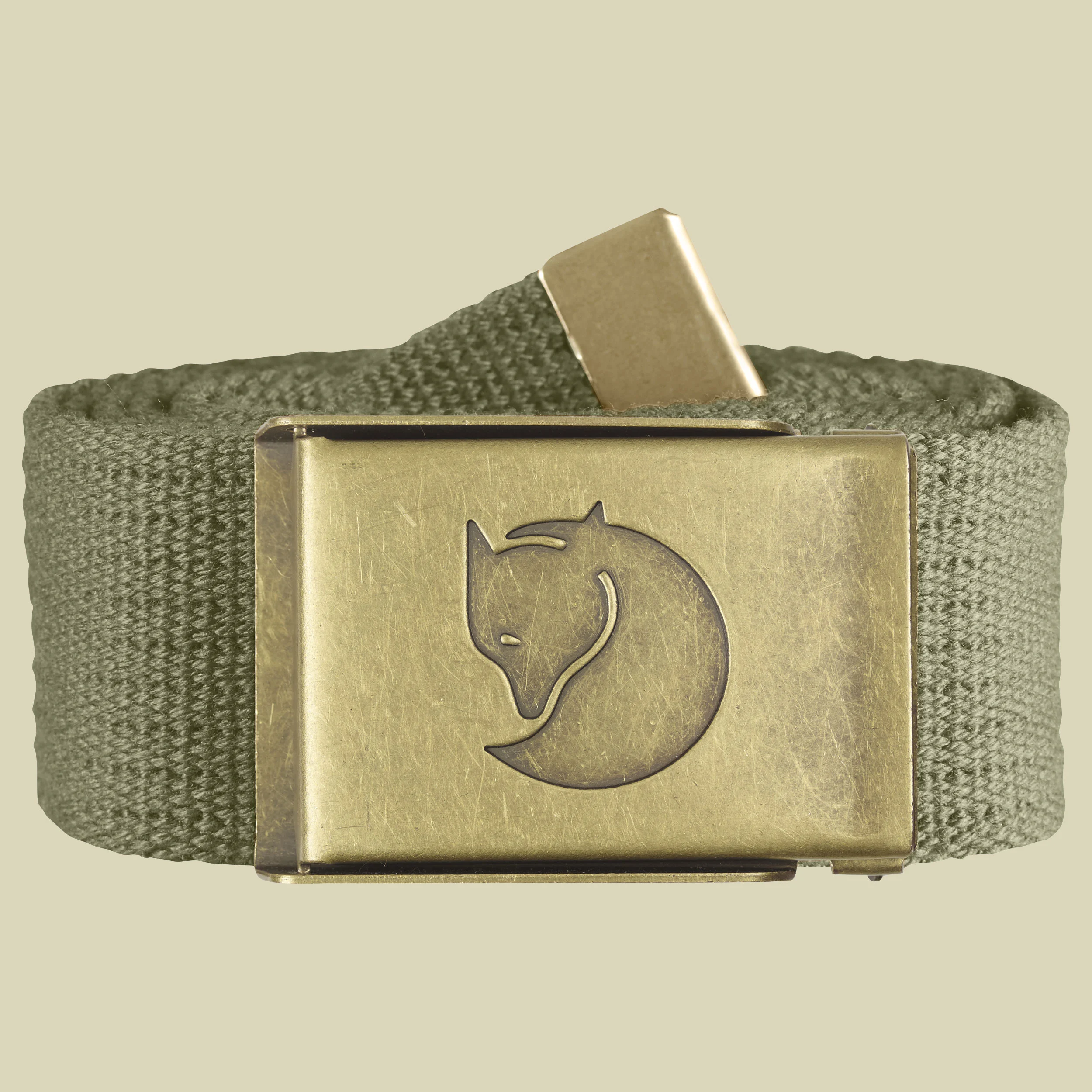 FjällrävenCanvas Brass Belt Größe 120 cm Farbe green