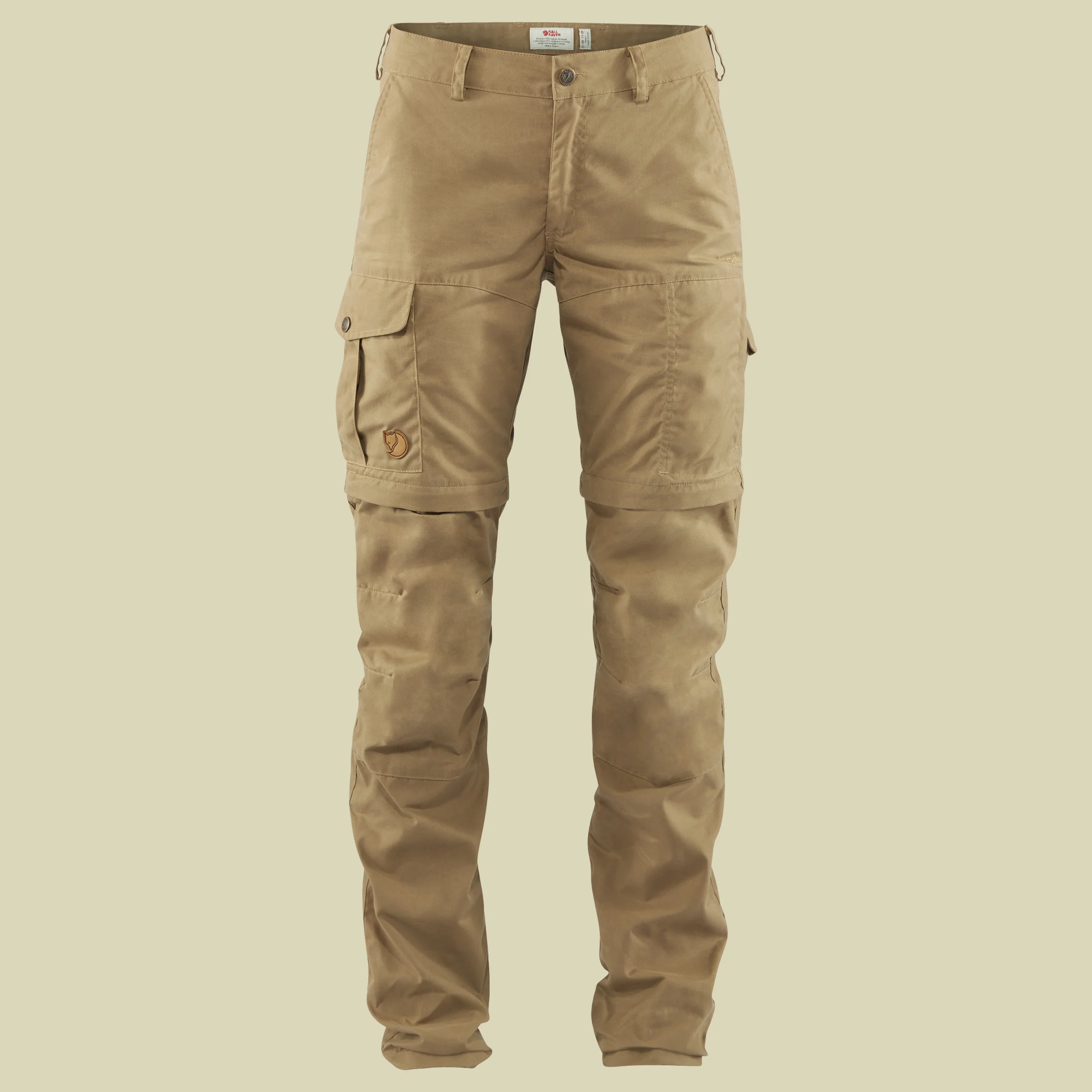 FjällrävenKarla Pro Zip-Off Trousers Women Größe 42 Farbe dark sand