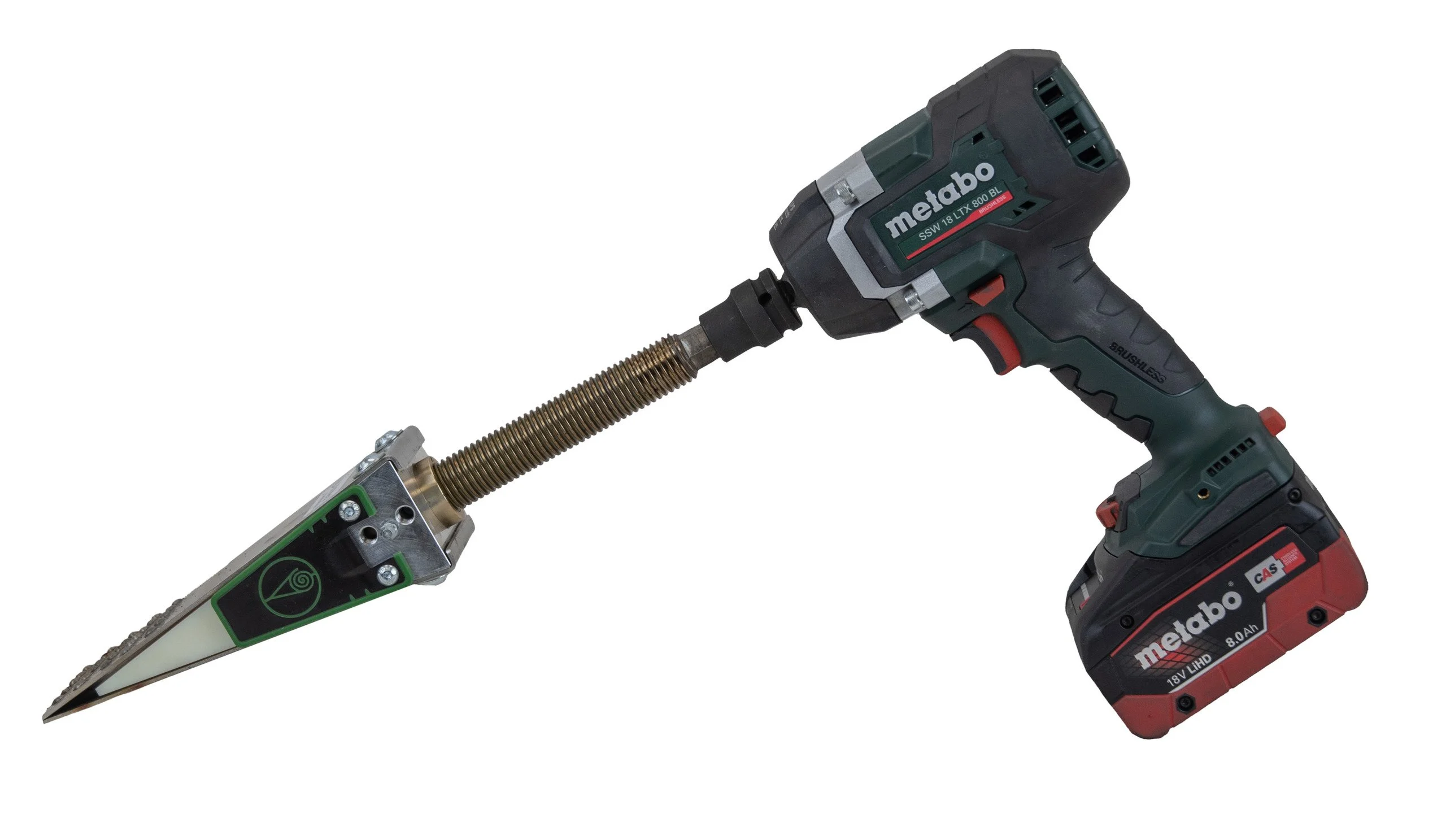 Forstreich Fällkeil-Set TR 24 HD mit Schlagschrauber Metabo SSW 18 LTX 800 BL, 2 Akkus 8,0 Ah und Ladegerät ASC 290